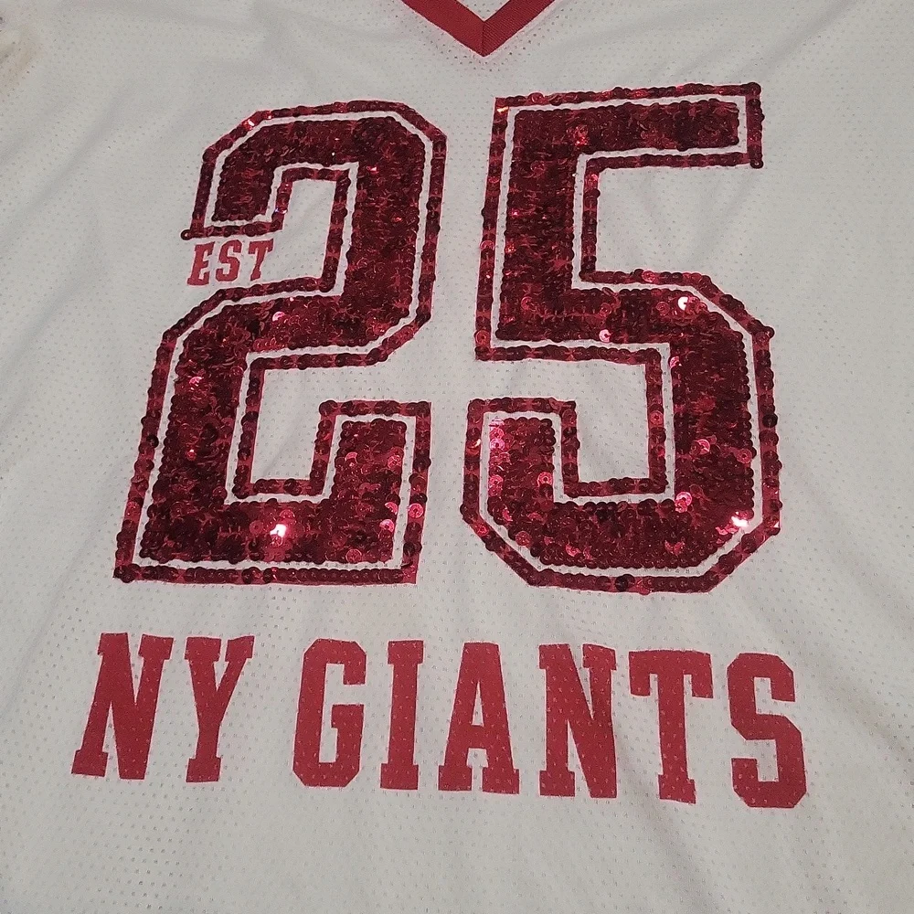 Victoria's Secret PINK NY Giants Jersey - Picture 10 of 13